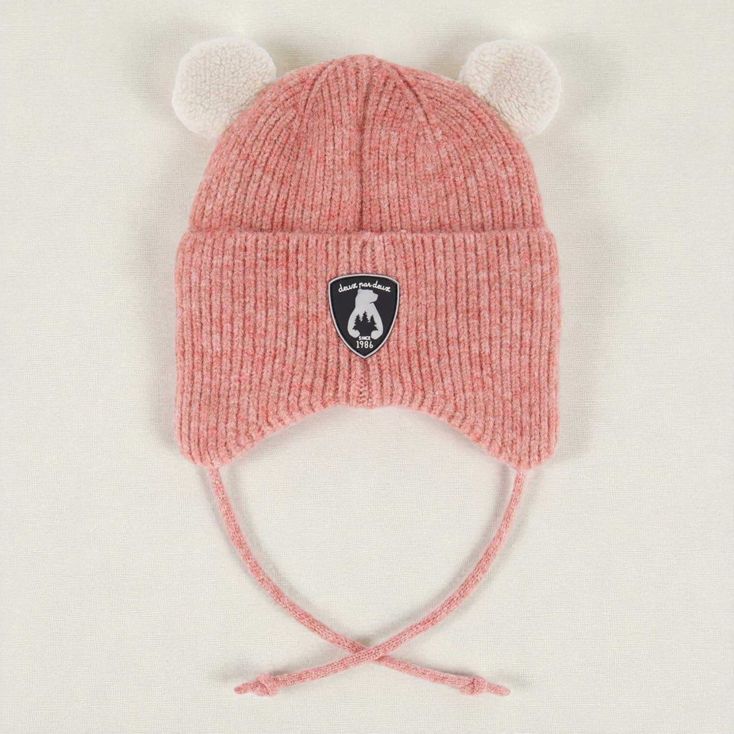 Baby Winter Knit Hat – Cozy Lined Baby Ear Flap Hat With Sherpa Ears