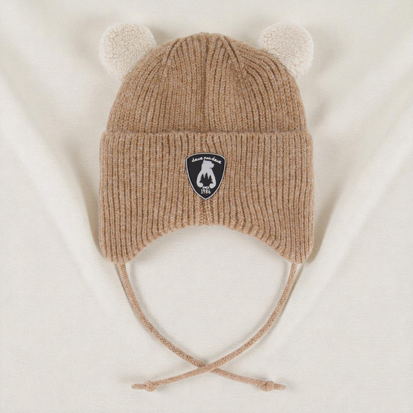 Baby Winter Knit Hat – Cozy Lined Baby Hat With Sherpa Ears & Ear Flaps