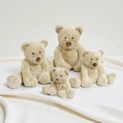 Bear Boogy Plush | Soft Beige Bear Toy for Kids | Collectible Stuffed Animal Gift | Cozy