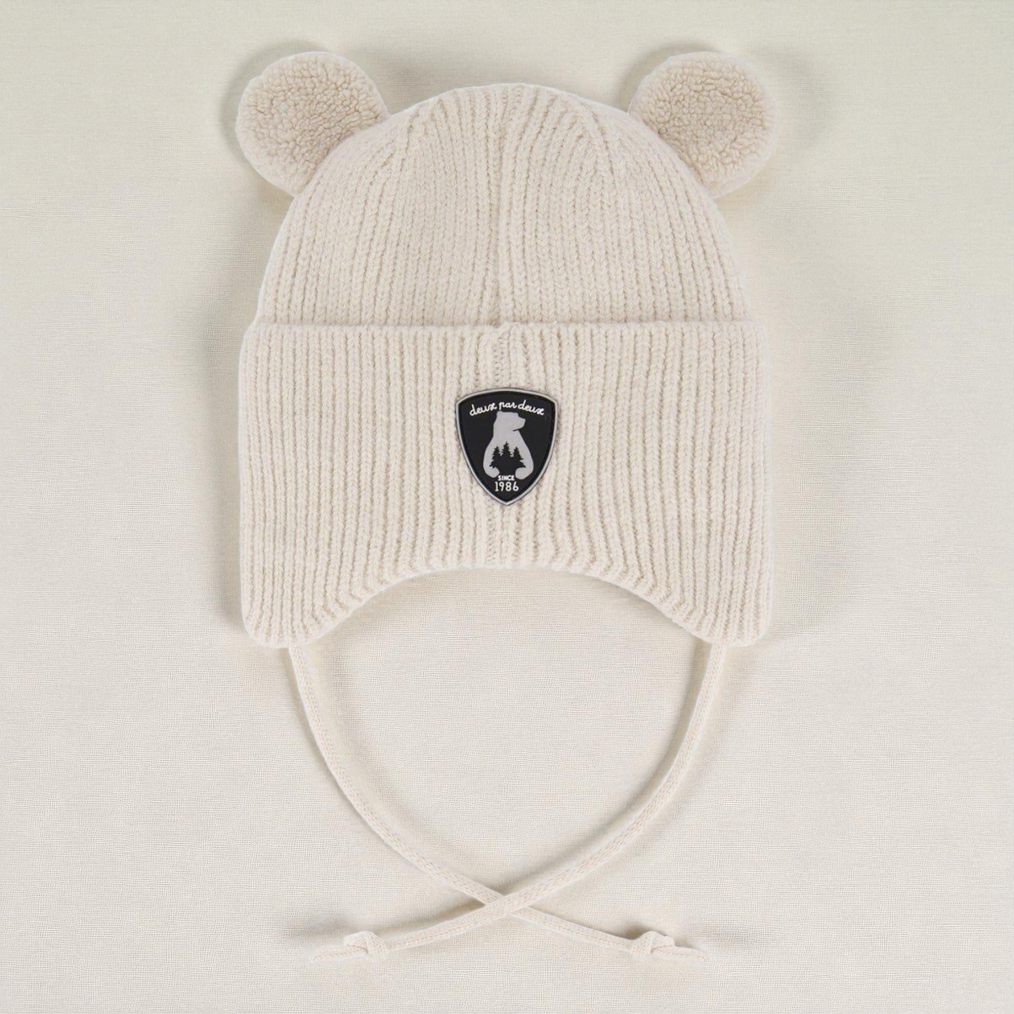 Baby Winter Knit Hat | Soft Sherpa Lined Baby Cap With Ear Flap For Cozy Comfort