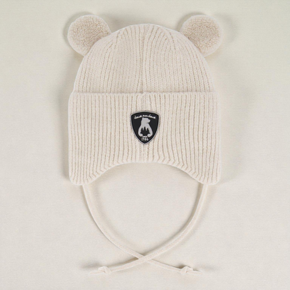 Baby Winter Knit Hat | Soft Sherpa Lined Baby Cap With Ear Flap For Cozy Comfort