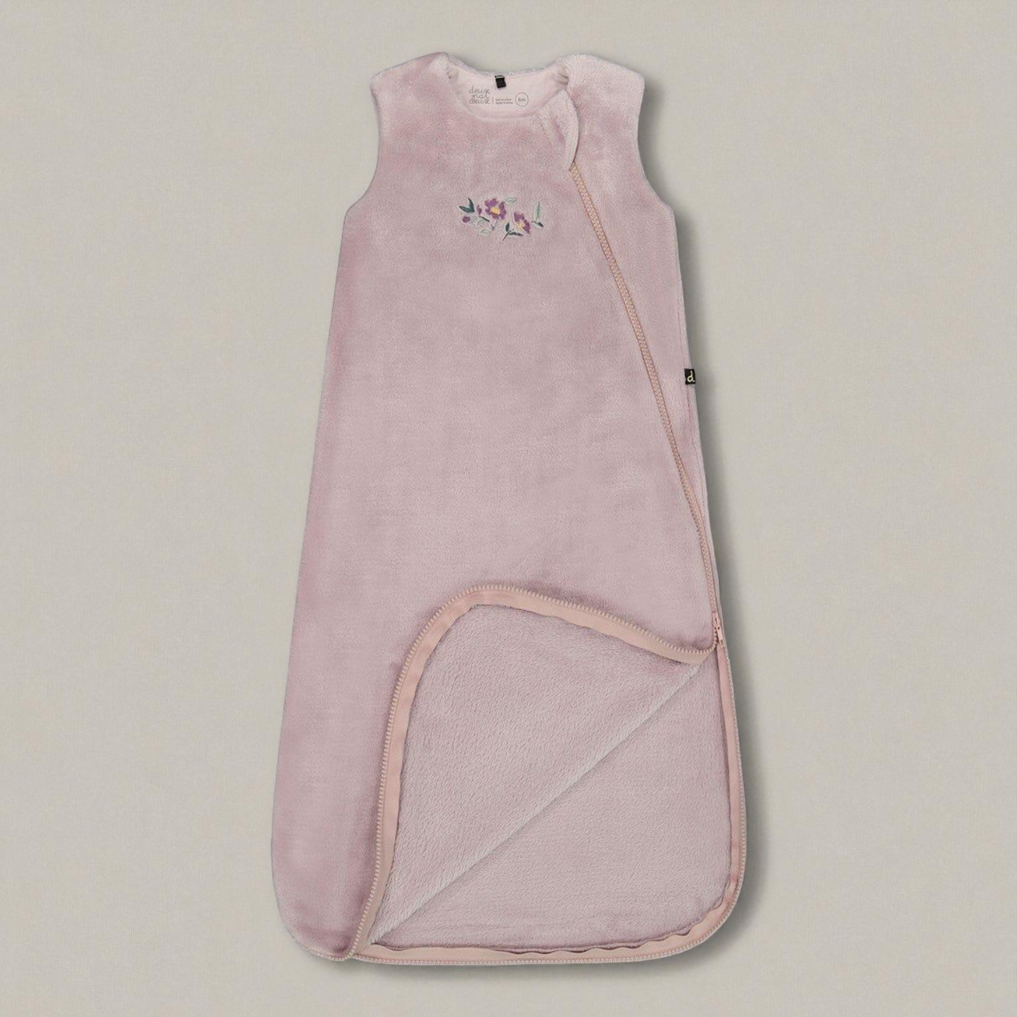 Plush Sleep Sack - Warm Infant Sleeper With Breathable Cotton Lining & Easy Zipper