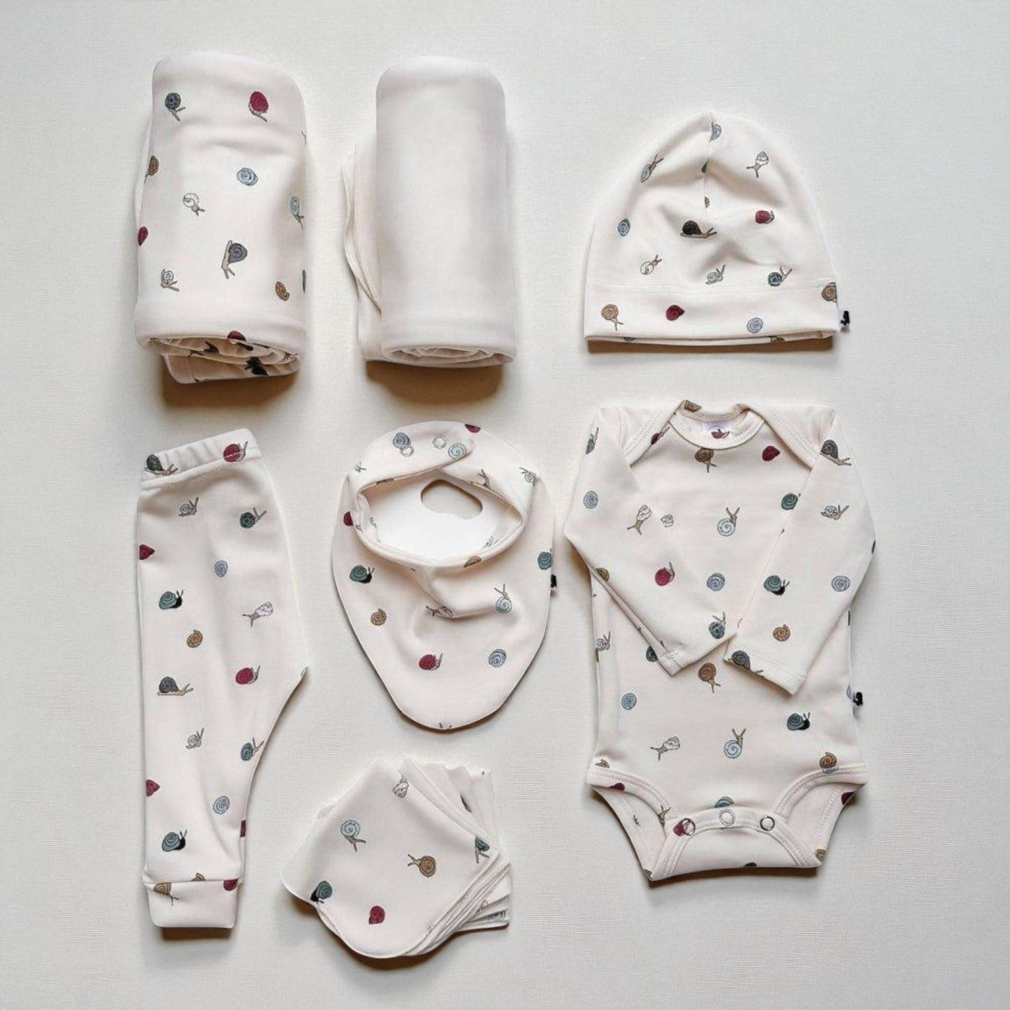 Bamboo Baby Gift Box – Organic Baby Clothes, Soft Leggings & Cozy Swaddle Essentials