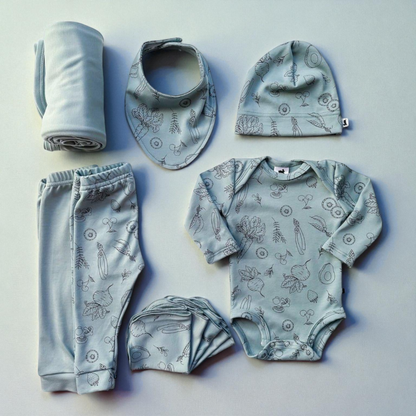 Bamboo Baby Gift Box – Organic Baby Clothes | Cozy Newborn Outfit Set