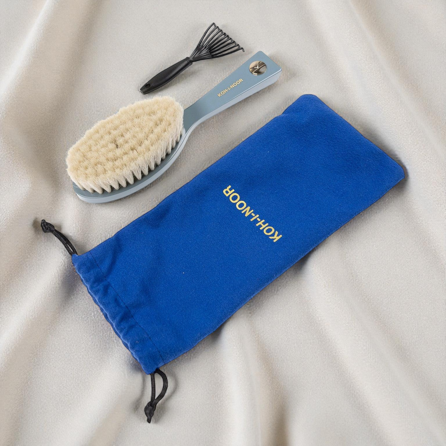 Goat Bristle Baby Brush – Soft Pastel Natural Bristle With Ergonomic Handle