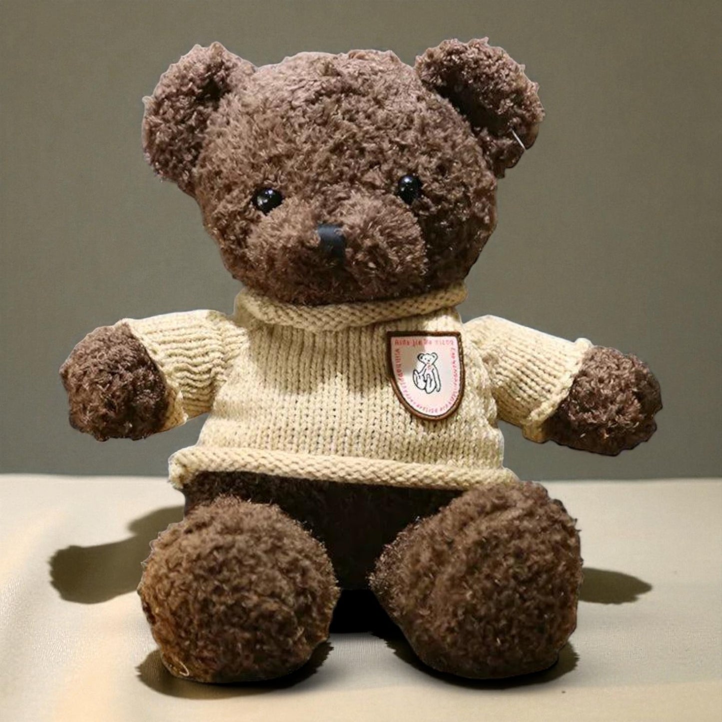 Jumper Teddy Bear – Soft Cotton Plush Doll with Cute Sweater | Kids Plush Toy