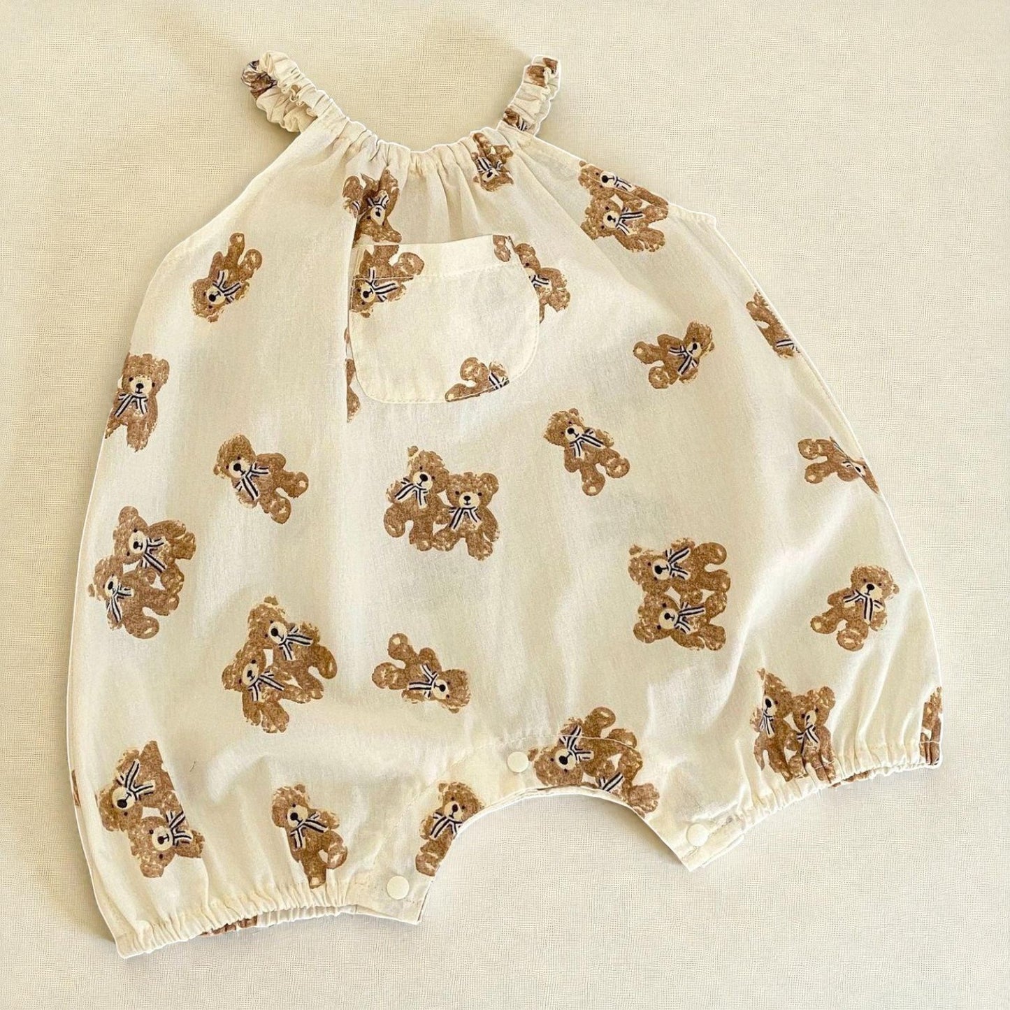 Baby Summer Romper - Breathable Cotton Infant Romper With Printed Patterns
