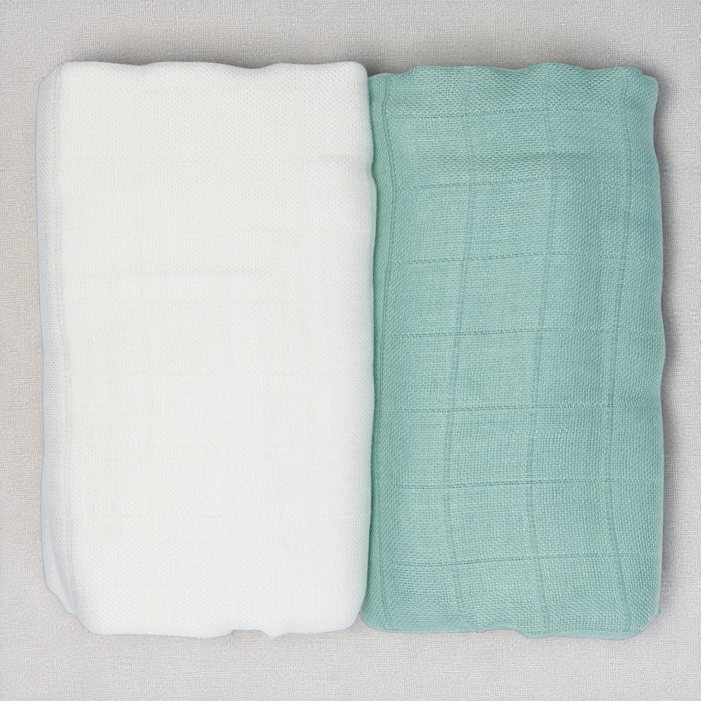 Bamboo Muslin Blanket Set – Soft Hypoallergenic Muslin Baby Wraps | Organic Fabric