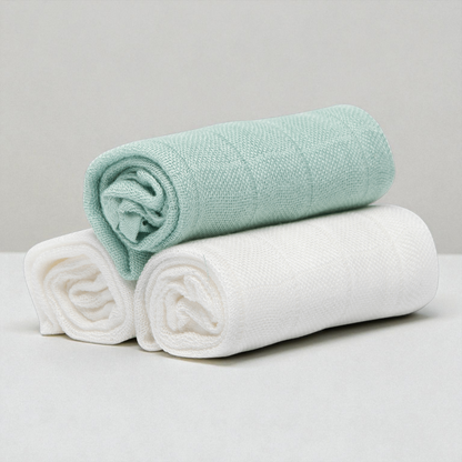 Bamboo Muslin Blanket Set – Soft Hypoallergenic Muslin Baby Wraps | Organic Fabric