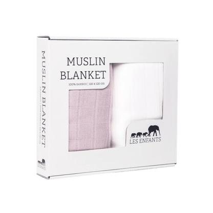 Bamboo Muslin Blanket – Soft Hypoallergenic Baby Swaddle Blanket | Breathable Wrap