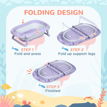The image is a folding design diagram for a bathtub, showing the step-by-step process of folding and unfolding the bathtub.