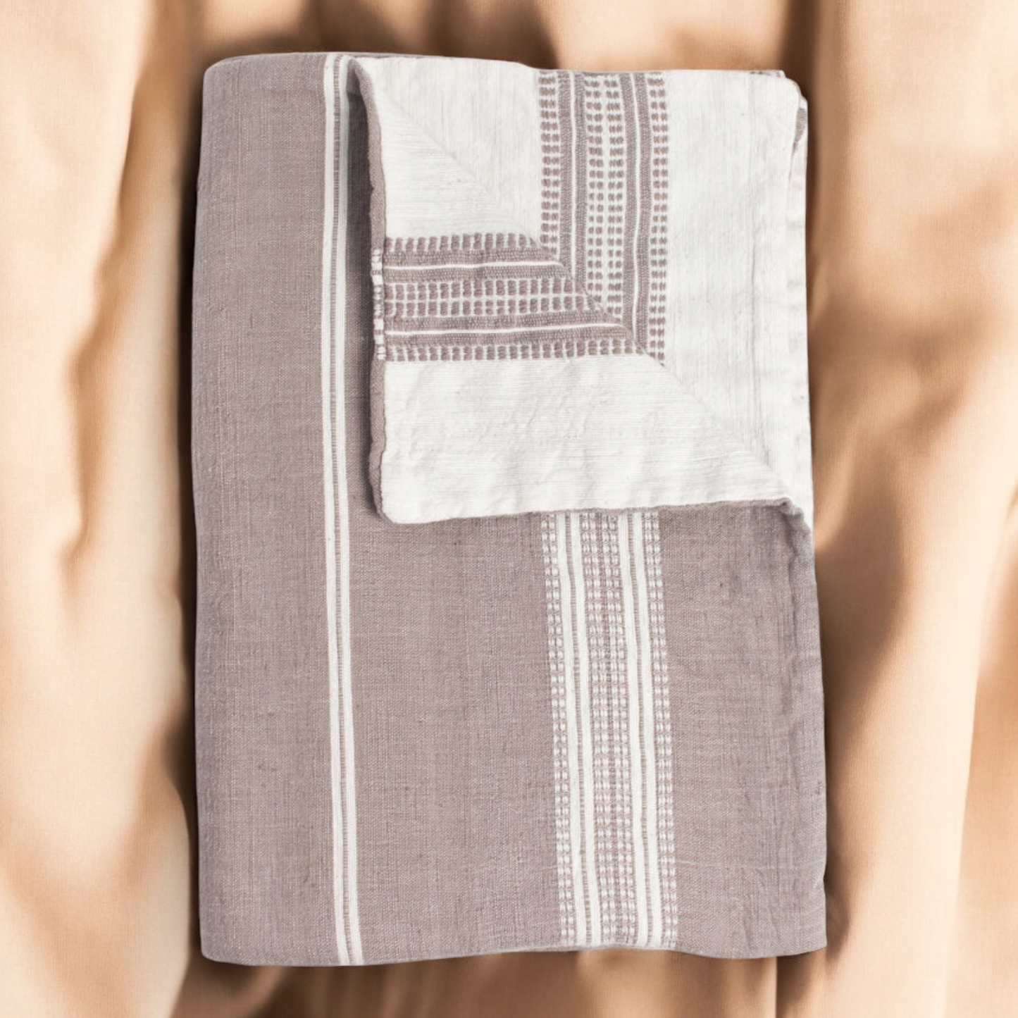 Reversible Baby Blanket – Organic Cotton Double Sided Soft Infant Throw