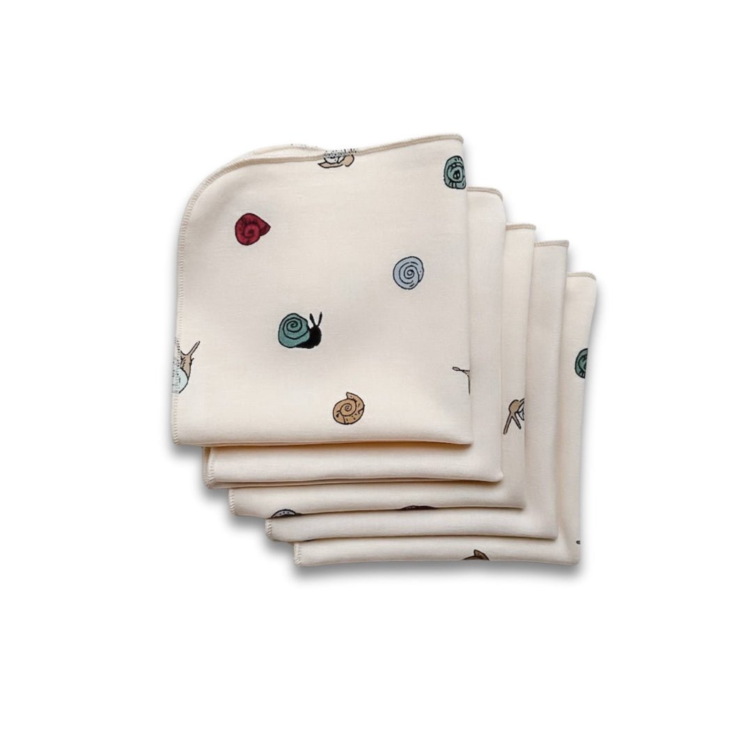 Bamboo Baby Washcloths – Soft Cotton Bamboo Blend | Gentle Baby Wipes Pack of 5