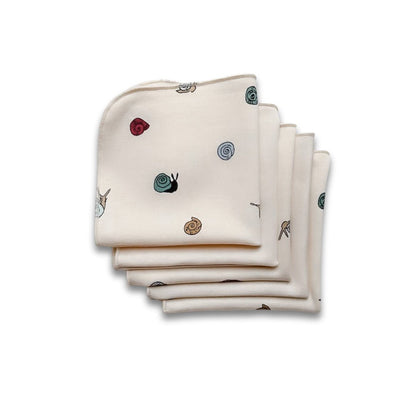 Bamboo Baby Washcloths – Soft Cotton Bamboo Blend | Gentle Baby Wipes Pack of 5