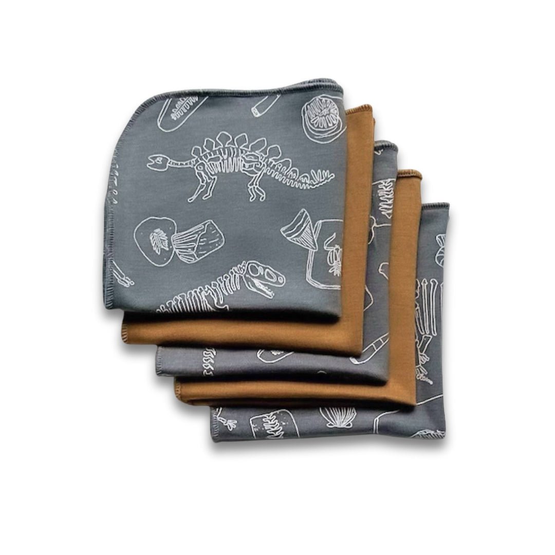 Bamboo Baby Washcloths – Soft Cotton Bamboo Blend | Gentle Baby Wipes Pack of 5