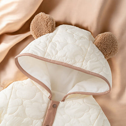 Baby Romper – Unisex Single-Breasted Cartoon Baby Jumpsuit With Soft Breathable Fabric