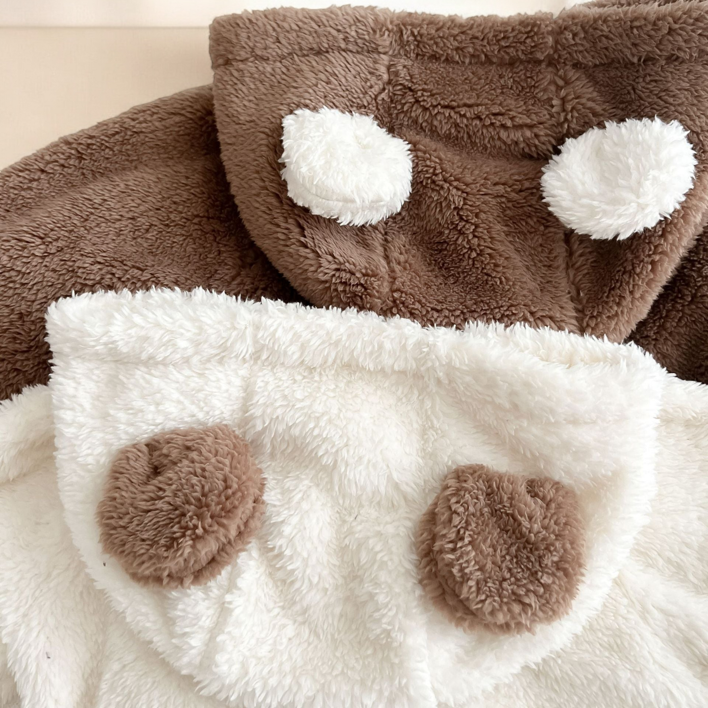 Baby Bear Bodysuits – Soft Cotton One-Piece With Cute Bear Embroidery For Autumn