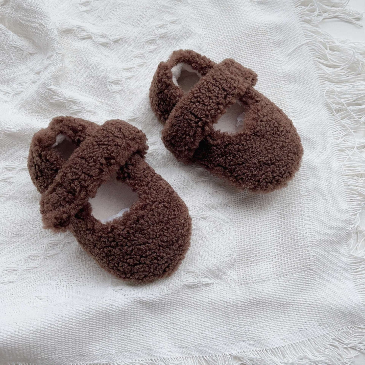 Baby Winter Shoes - Cozy Infant Warm Footwear With Plush Cotton Lining