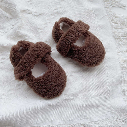 Baby Winter Shoes - Cozy Infant Warm Footwear With Plush Cotton Lining