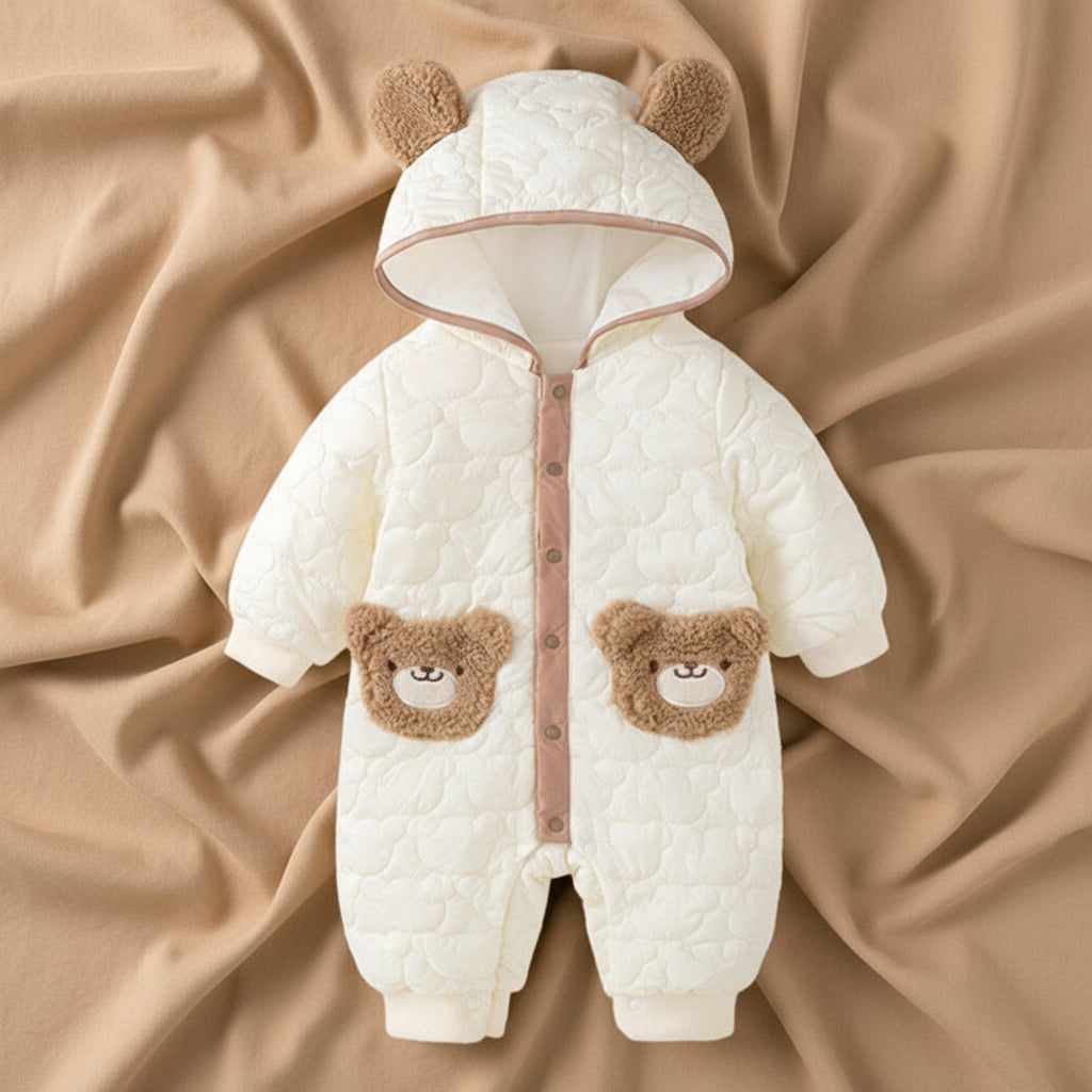 Baby Romper – Unisex Single-Breasted Cartoon Baby Jumpsuit With Soft Breathable Fabric