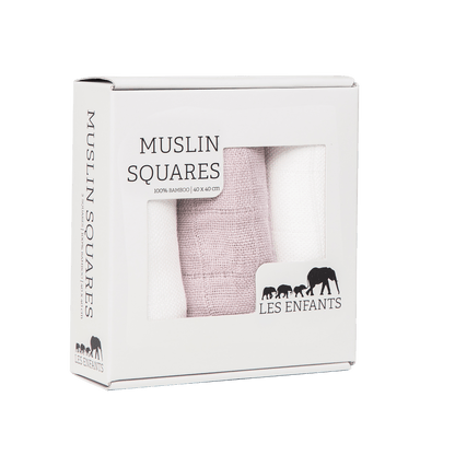 Bamboo Muslin Blanket – Soft Hypoallergenic Baby Swaddle Set | Lightweight Breathable Wrap